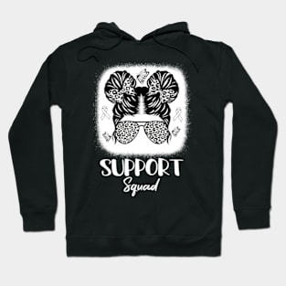 Lung Cancer Awareness Support Ribbon Hoodie